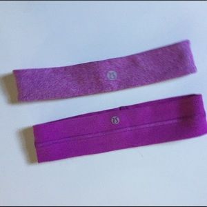 Pink lulu lemon headbands